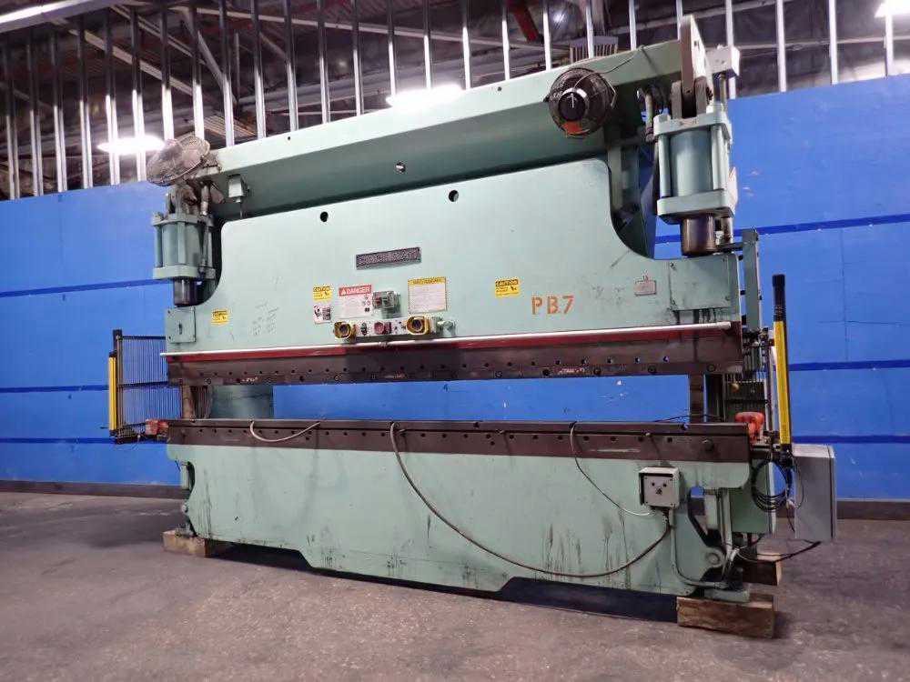 175 Ton, Cincinnati #175x12CB, hydraulic press brake, 14' overall, 150" between housing, 10" stroke, 8" - Image 1