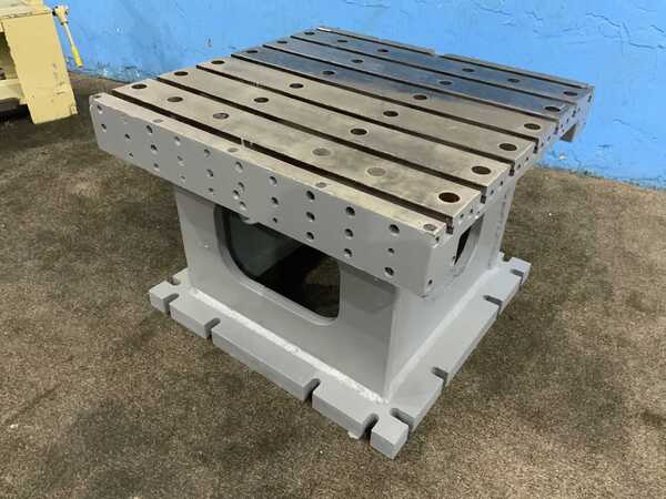 Drill table, 41 -1/4" x 40 -3/4" x 29 -1/2", 7 T slots - Image 1
