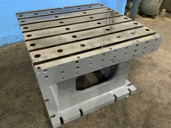 Drill table, 41 -1/4" x 40 -3/4" x 29 -1/2", 7 T slots - Image 2