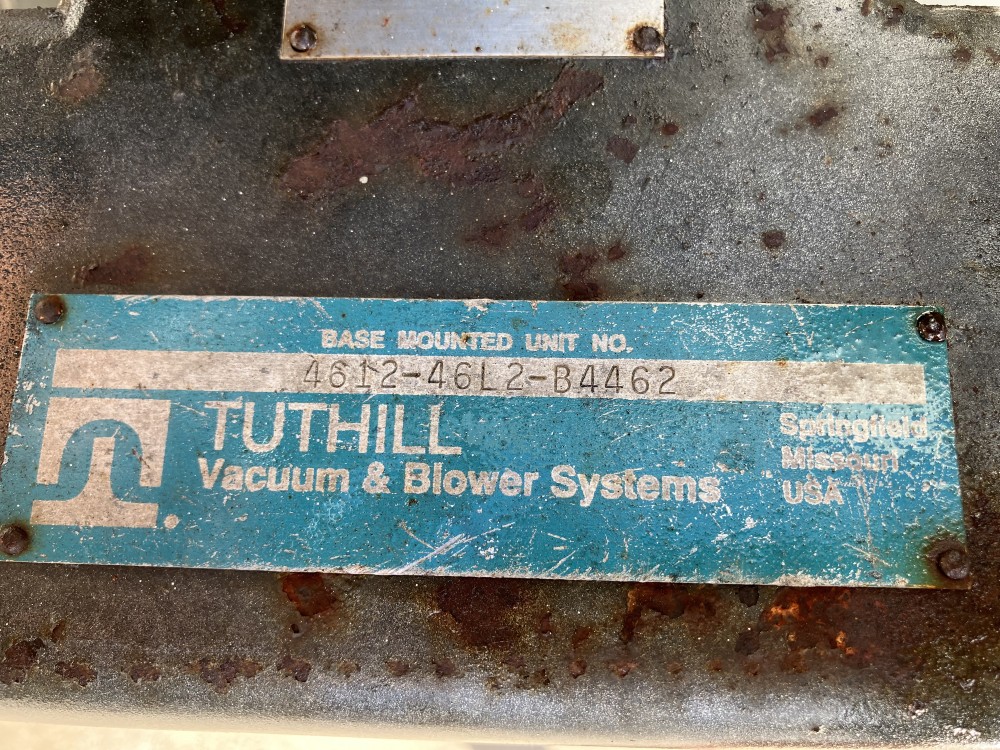 Tuthill #4612, Vacuum Blower, Tuthill 60 HP, excellent - Image 6