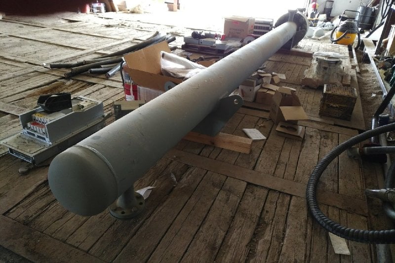 292 sq.ft., 555 psi shell, 2220 psi tube, Exchanger Industries #E-5300, Heat Exchanger, 12" Diameter, 272" L - Image 7