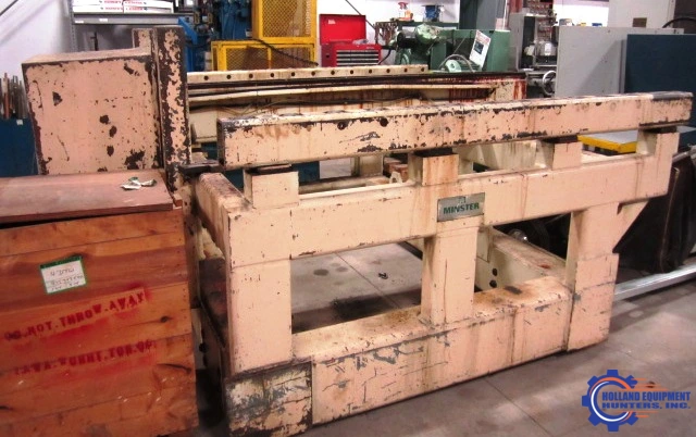 40000 lb. Minster #MDT40-144SM, die transfer, single station, s/n #13-60022, #1814 - Image 1