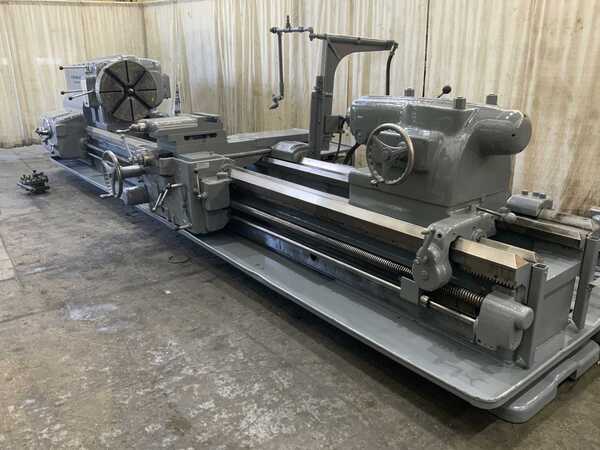 40" x 156" American #32X156-Pacemaker, engine lathe, 24" swing over cross slide, 4-jaw 28" chuck, 40 HP - Image 1
