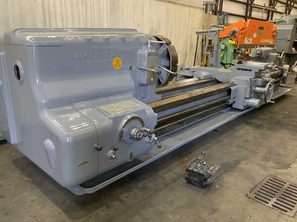 40" x 156" American #32X156-Pacemaker, engine lathe, 24" swing over cross slide, 4-jaw 28" chuck, 40 HP - Image 3