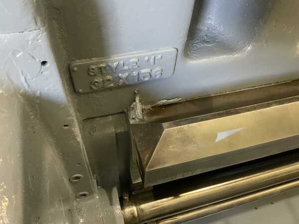 40" x 156" American #32X156-Pacemaker, engine lathe, 24" swing over cross slide, 4-jaw 28" chuck, 40 HP - Image 7