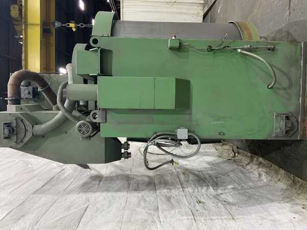 24" x 48" Goff #2460S, vertical shot blast machine, (2) 12" blast wheels, elevator, 1992 - Image 7