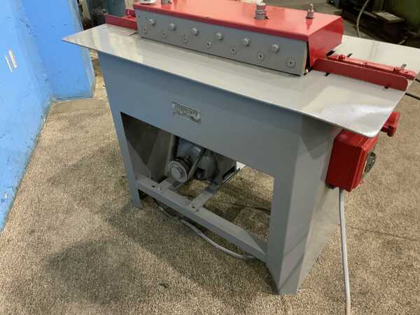 7 Stand, Lockformer rollformer, 18 gauge, 3-3/7" max stock width, 1-1/4" shaft diameter, 35" floor to passline - Image 3