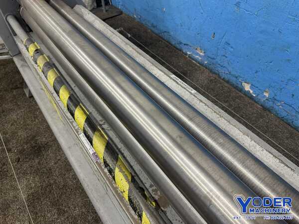 6.8' x 1/8" Sampson #MRM640-2050X110, plate bending roll, forward/reverse, operators console, 3 HP, 2004 - Image 7
