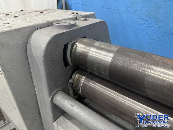 6.8' x 1/8" Sampson #MRM640-2050X110, plate bending roll, forward/reverse, operators console, 3 HP, 2004 - Image 9