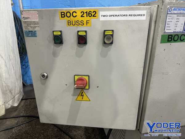 6.8' x 1/8" Sampson #MRM640-2050X110, plate bending roll, forward/reverse, operators console, 3 HP, 2004 - Image 10