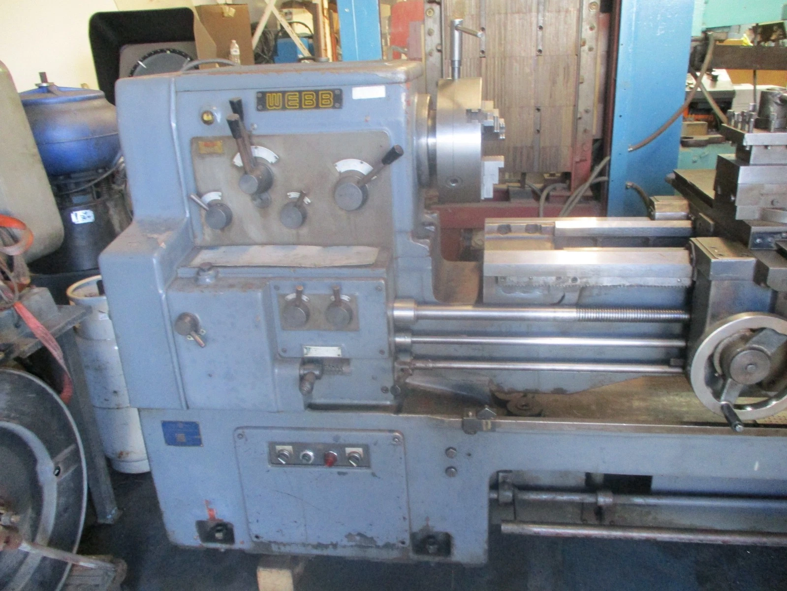 20.5" x 60" Webb, gap bed engine lathe, tooling - Image 4