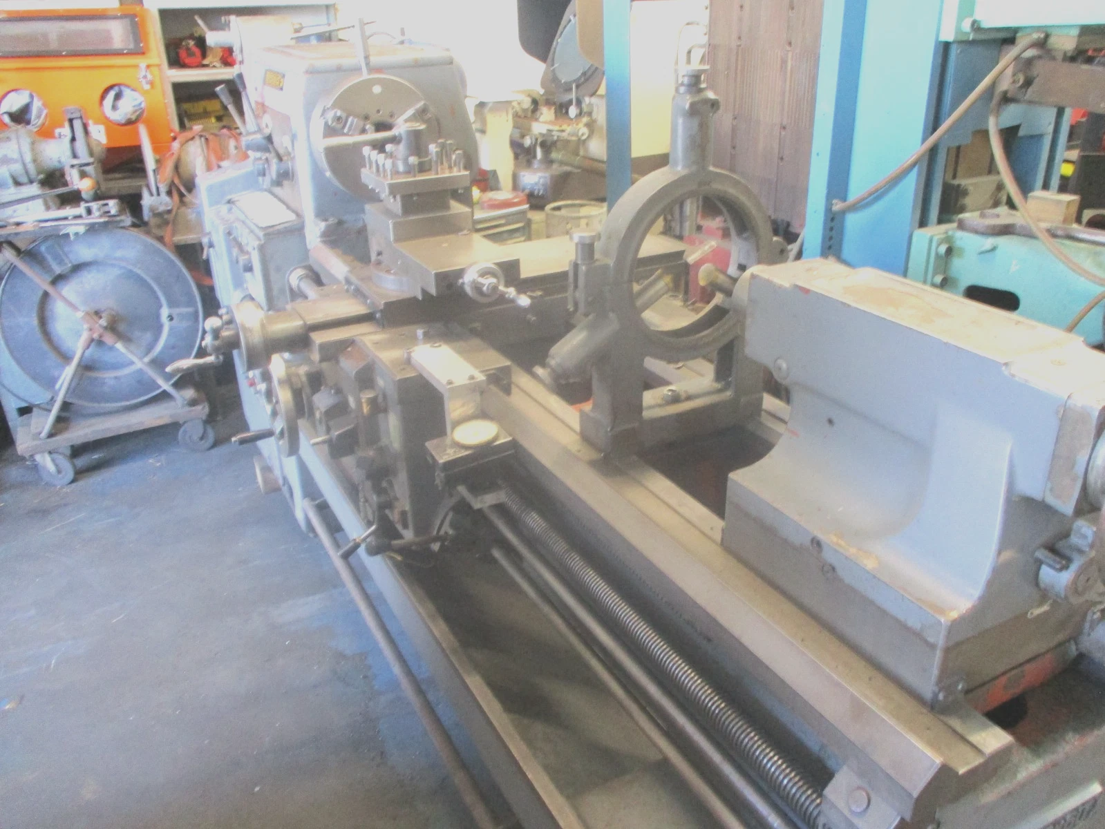 20.5" x 60" Webb, gap bed engine lathe, tooling - Image 7