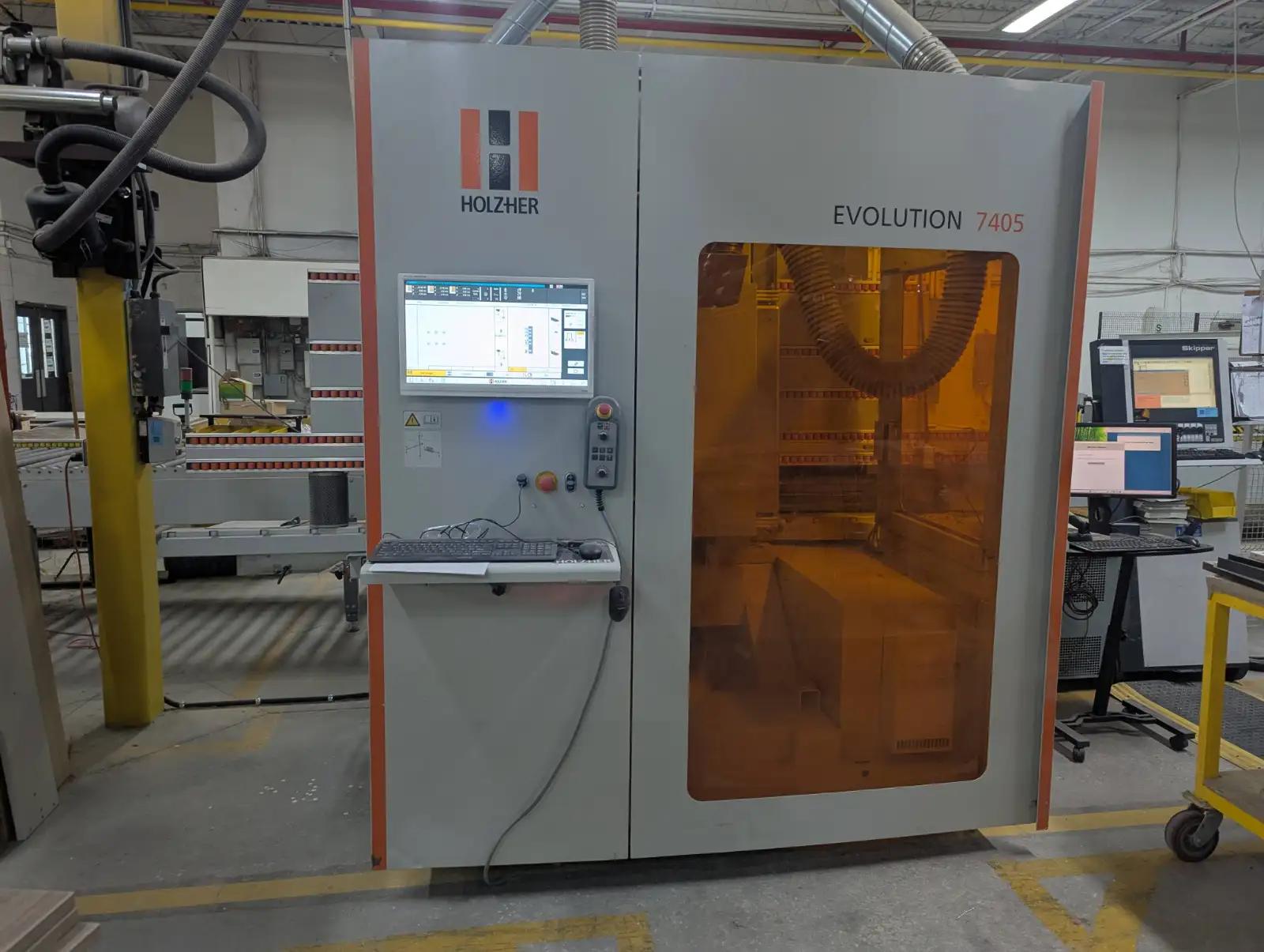 Holz-Her #Evolution-7405, CNC machine, 24000 RPM, 6 tool changer positions, ATC, 193 hours, 2019 - Image 1