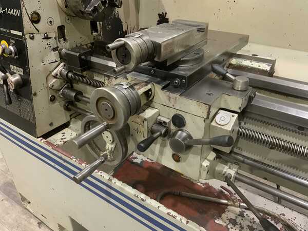 14" x 40" Acra #1440V, engine lathe, 8" swing over cross slide, inch/metric, 3-jaw 8" chuck, foot brake - Image 5