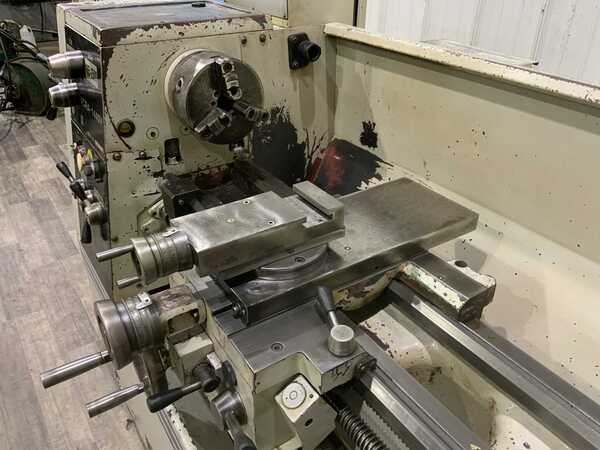 14" x 40" Acra #1440V, engine lathe, 8" swing over cross slide, inch/metric, 3-jaw 8" chuck, foot brake - Image 6