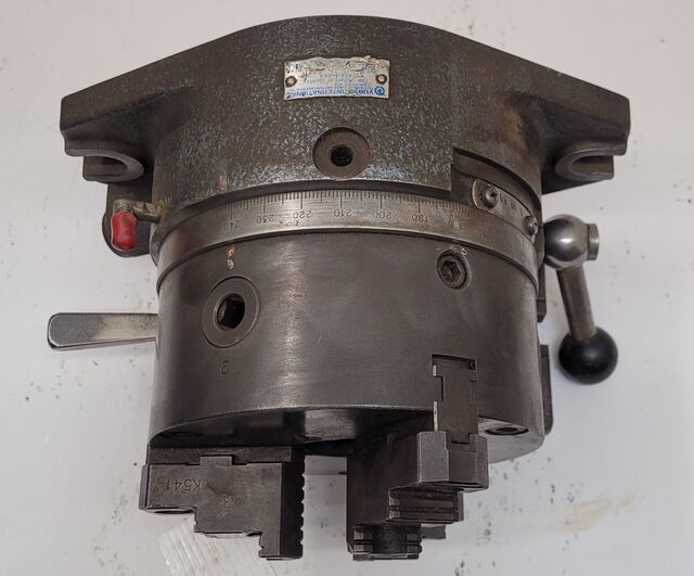 Yuasa #550-006-Super-Spacer, ACCU-DEX Rotary Indexer w/ 3 Jaw chuck, 1.73" hole diameter - Image 3