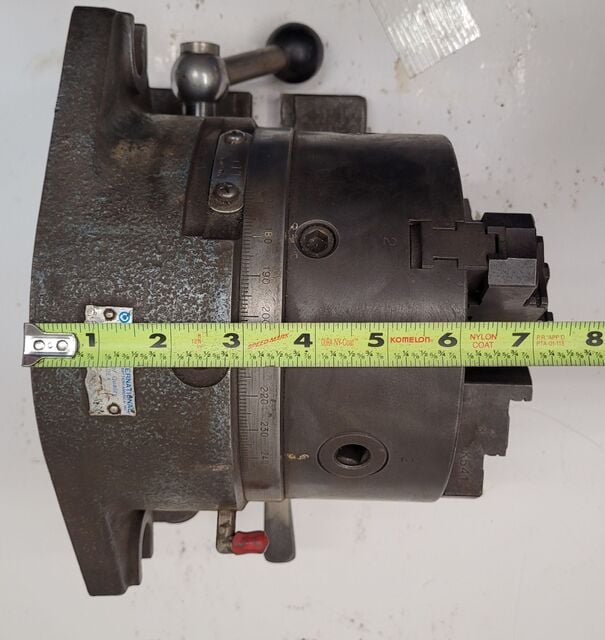 Yuasa #550-006-Super-Spacer, ACCU-DEX Rotary Indexer w/ 3 Jaw chuck, 1.73" hole diameter - Image 8