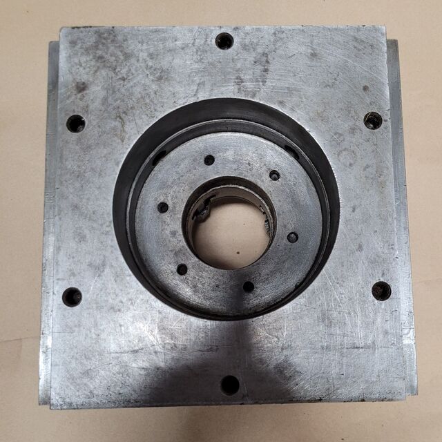8" Buck #2083R, 3-jaw chuck, 1" center hole - Image 9
