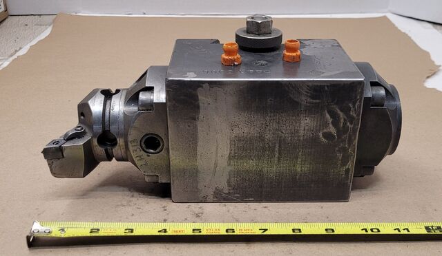 Aloris #DA4Q-3000, boring bar holder, Kennametal KM63-NCM-EF flange mount - Image 1
