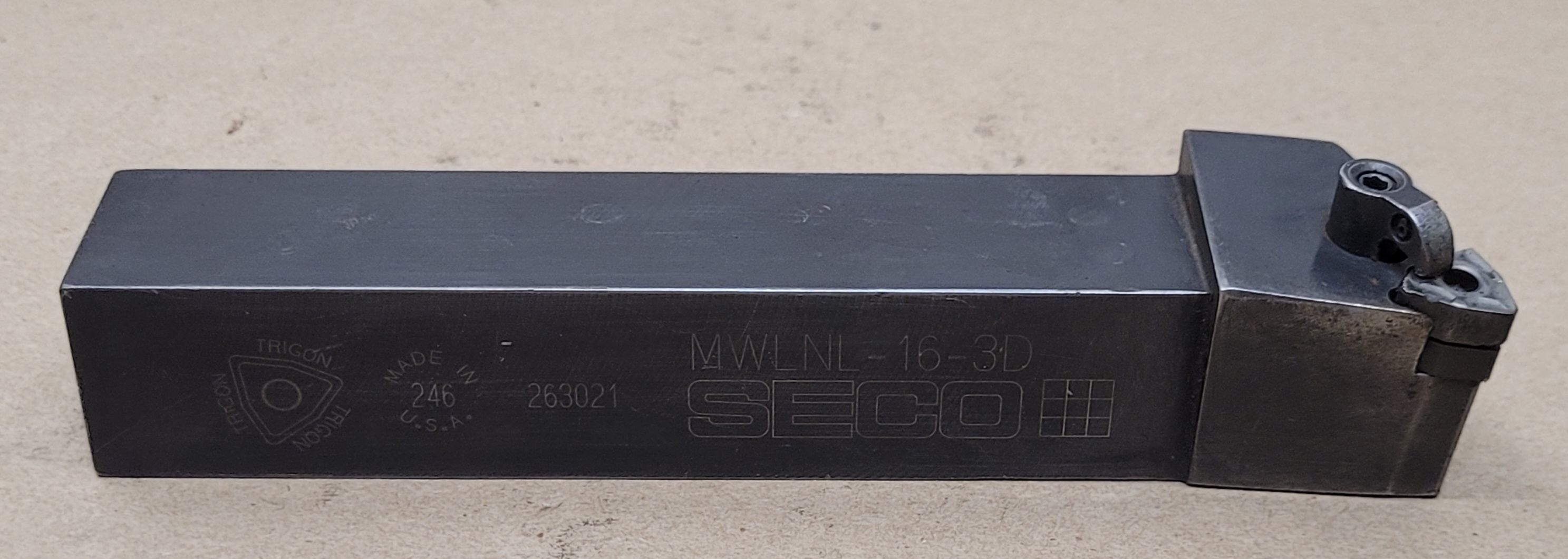 Seco #MWLNL-16-3D, indexable turning tool holder - Image 1