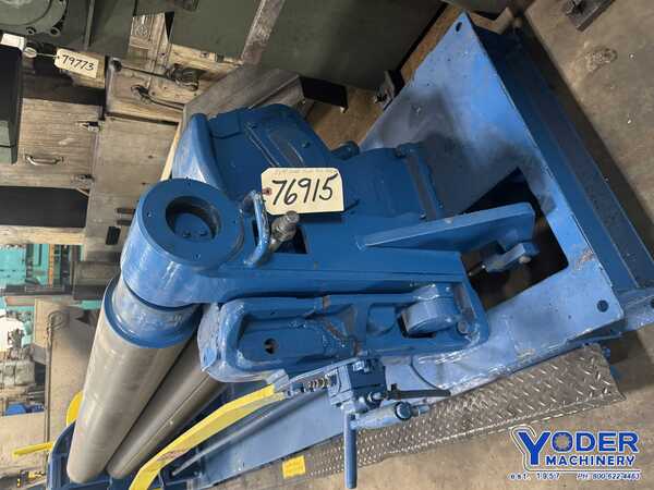 8' x 1/4" Webb #R3LR8008, plate bending rolls, 8" roll diameter, air drop end, forward/reverse, 1972 - Image 4
