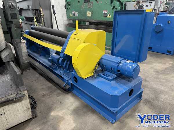 8' x 1/4" Webb #R3LR8008, plate bending rolls, 8" roll diameter, air drop end, forward/reverse, 1972 - Image 6
