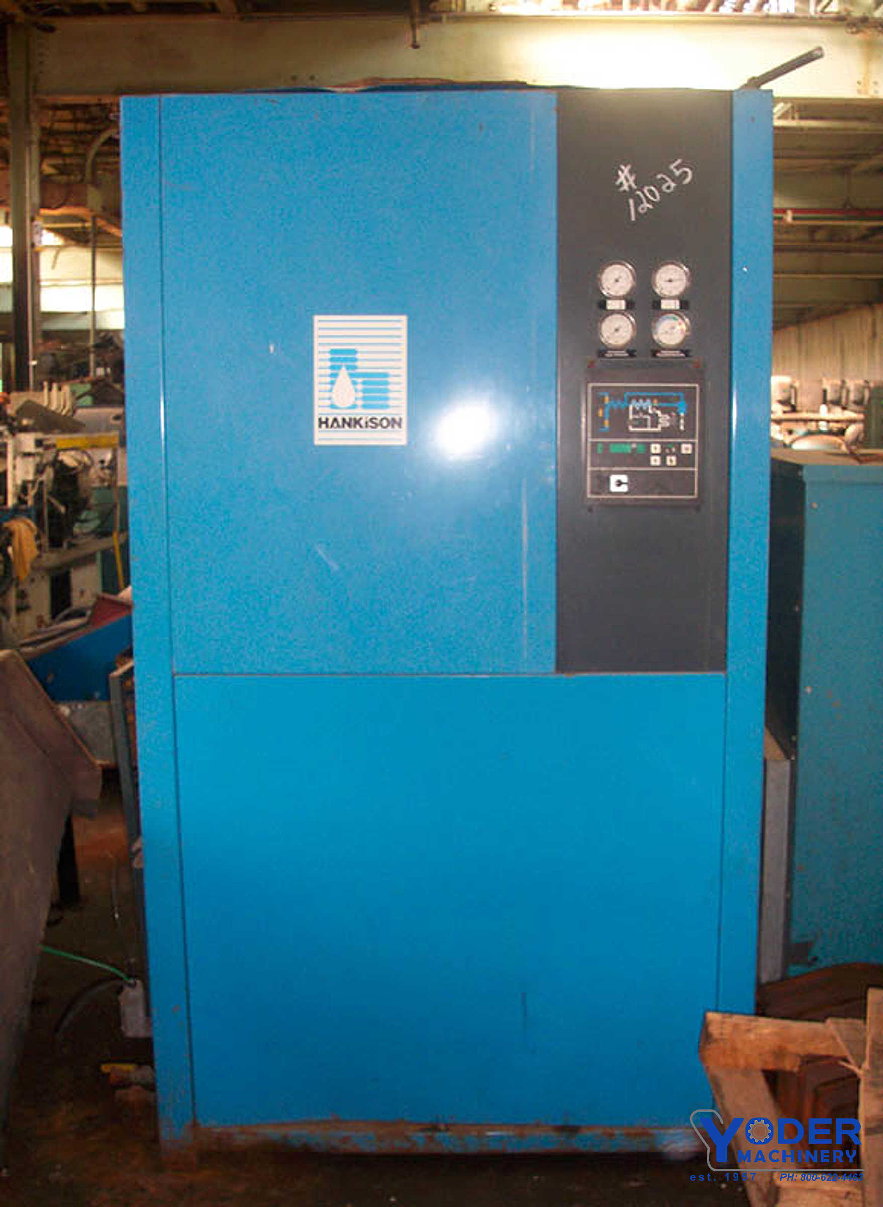 1600 scfm, 120°, 100 psi, Hankison #PR1600, refrigerated air dryer, R-22, 8" air in/outlet, 1997 - Image 2