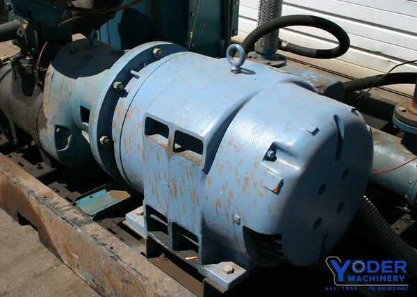 1000 cfm, 110 psi, Kellogg #6250CWL, rotary screw air compressor, 250 HP, water cooled, 1995 - Image 4