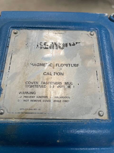 Rosemount, 4" Magnetic Flow-Tube, 275 psi @ 100°F max. process press, 350°F max. process temperature - Image 9