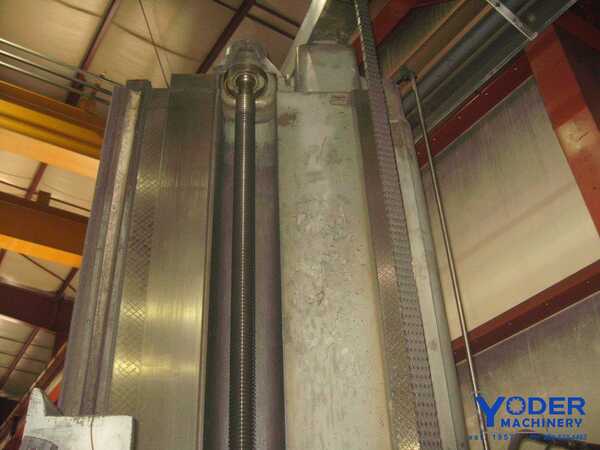 5" DeVlieg #5H-96, jig mill, 50" x 96" table, #50 NS, Newall digital read out, green buttons, 20 HP - Image 7