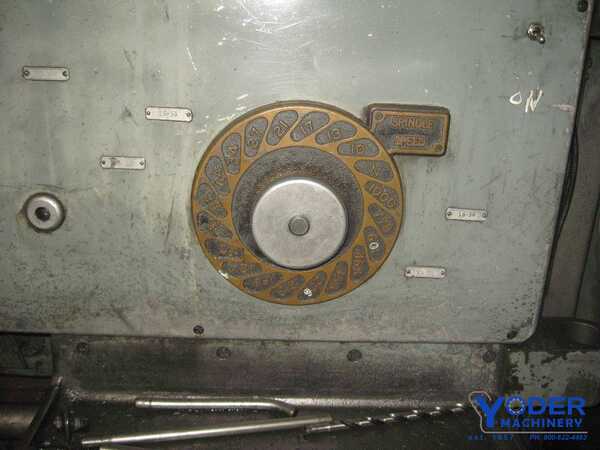 5" DeVlieg #5H-96, jig mill, 50" x 96" table, #50 NS, Newall digital read out, green buttons, 20 HP - Image 9