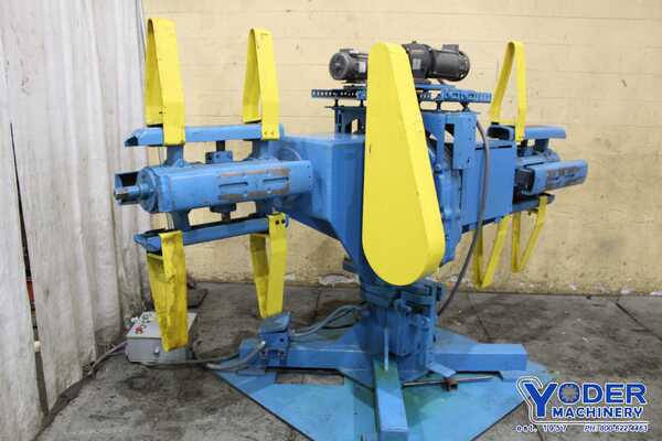 5000 lb. Cooper Weymouth, double end power coil reel, 18" width, 72" outside dimensions, 16"-22" ID, 3/4 HP - Image 1