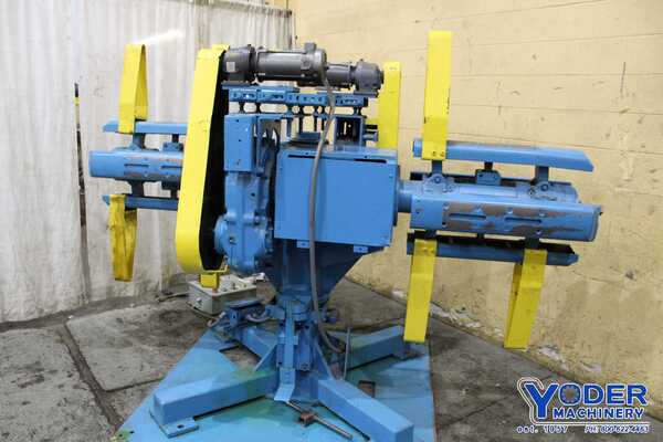 5000 lb. Cooper Weymouth, double end power coil reel, 18" width, 72" outside dimensions, 16"-22" ID, 3/4 HP - Image 2