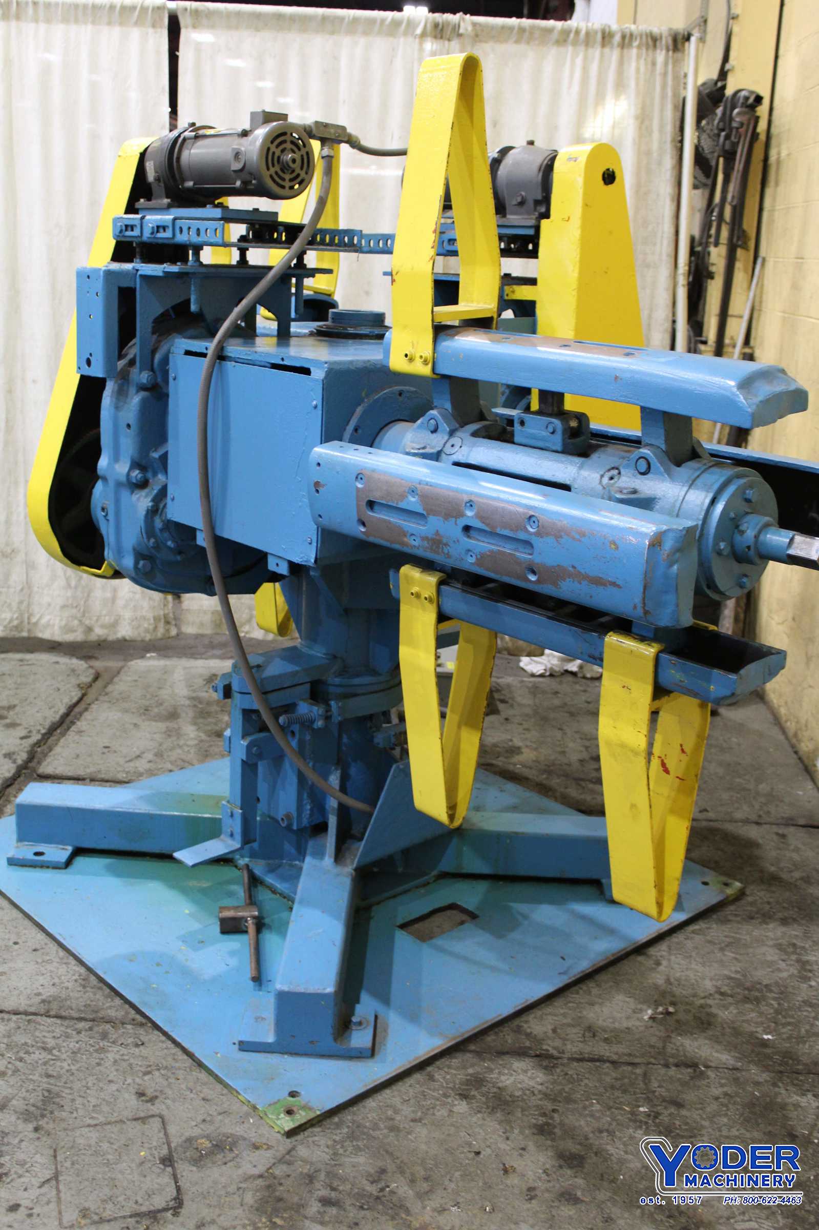 5000 lb. Cooper Weymouth, double end power coil reel, 18" width, 72" outside dimensions, 16"-22" ID, 3/4 HP - Image 6