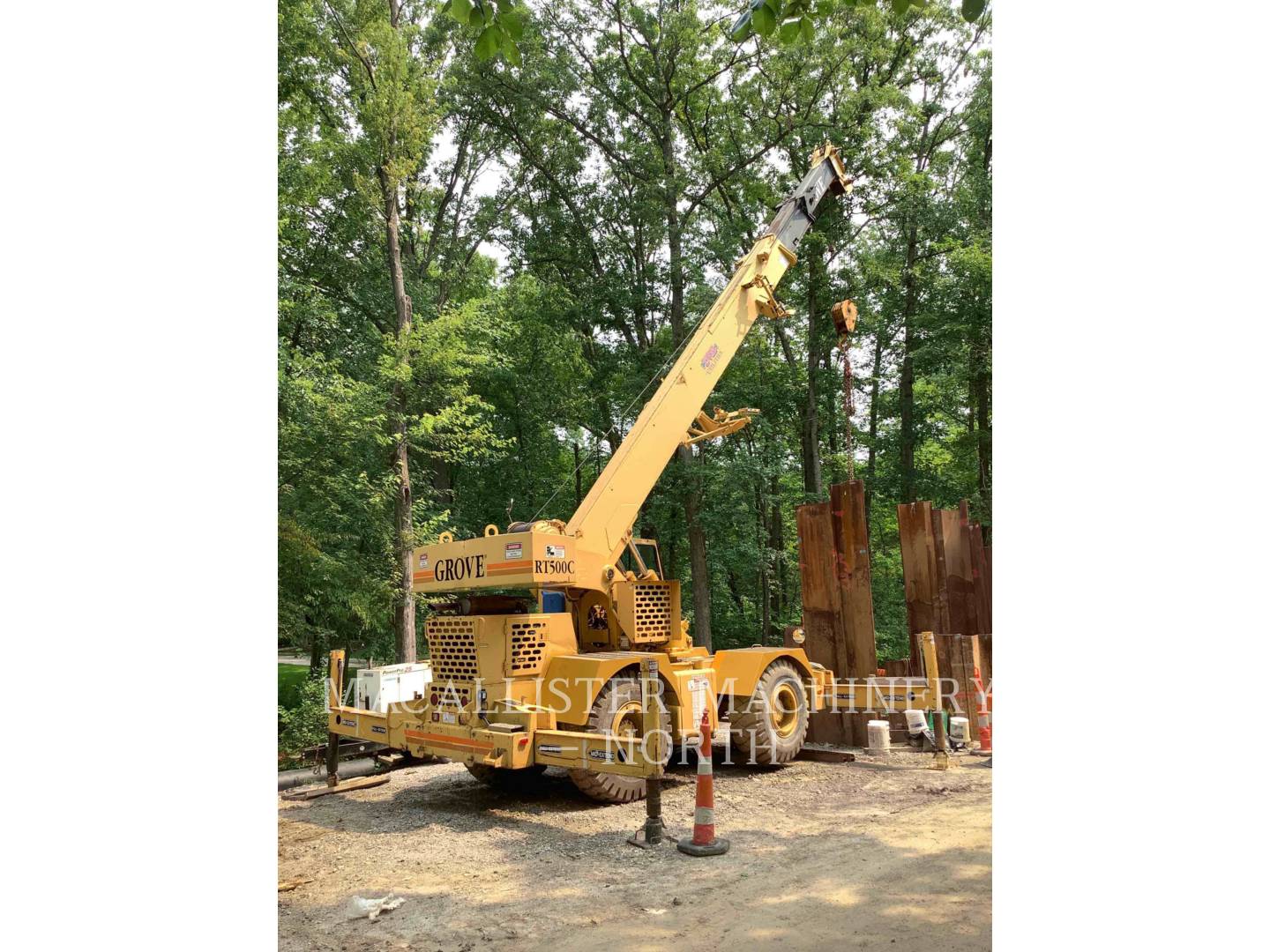 Grove RT528, Rough Terrain Crane, 9734 hours, S/N: 220051, 1999 - Image 3
