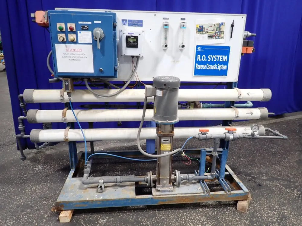 Simply Clean Air & Water Inc. #3-8860-1AC, Reverse Osmosis System, 5 HP, 3450 RPM, 230/460 V, 9051 hours - Image 1