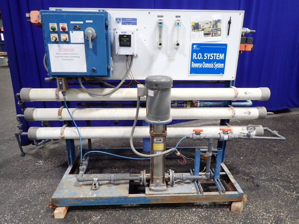 Simply Clean Air & Water Inc. #3-8860-1AC, Reverse Osmosis System, 5 HP, 3450 RPM, 230/460 V, 9051 hours - Image 2