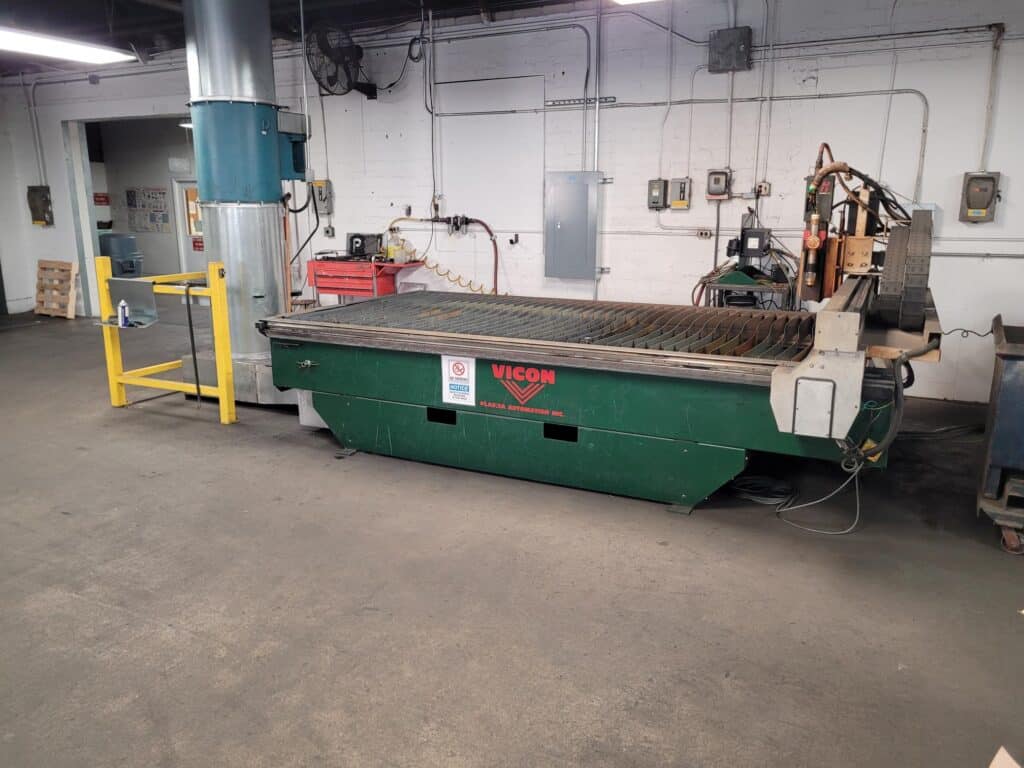 Vicon #Elite, plasma cutter with Hypertherm 130XD, 5' x 10' table, dual drive gantry system, 2014 - Image 4