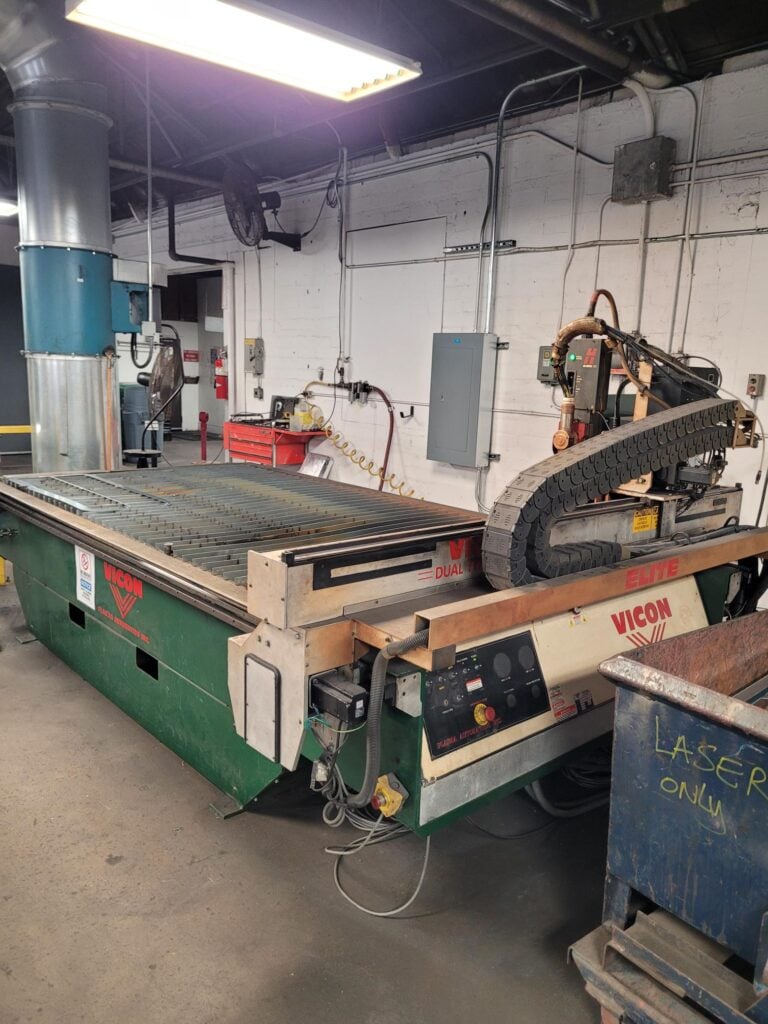 Vicon #Elite, plasma cutter with Hypertherm 130XD, 5' x 10' table, dual drive gantry system, 2014 - Image 6