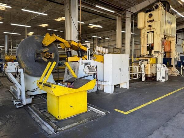 20000 lb. Coe Press Equipment #CPTR-PO-20030 / CPPS-PO-400-30 / CPRF-430, convention servo coil feed line - Image 1