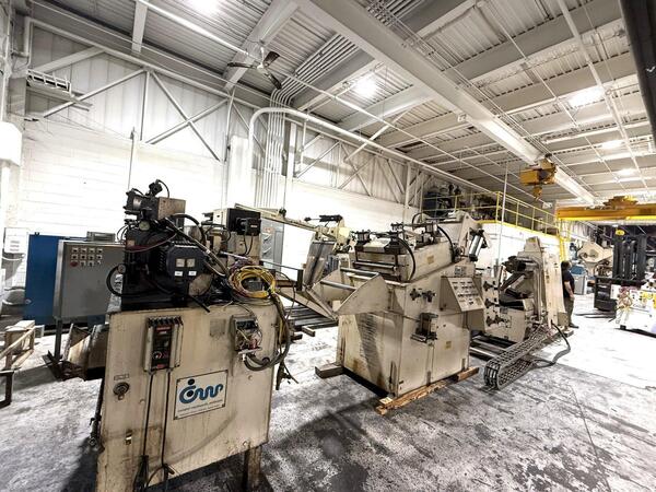 20000 lb. Cooper Weymouth #6R-24 Reel / 24D11 Str / SMX 24H Feed, heavy duty servo coil feed line - Image 1