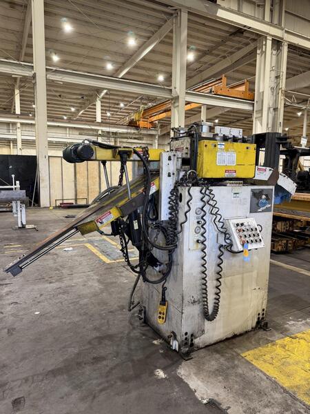 6000 lb. Coe Press Equipment #CPR-DE-PO-60 / CPPS-350, double end coil reel & straightener, 12" width - Image 2