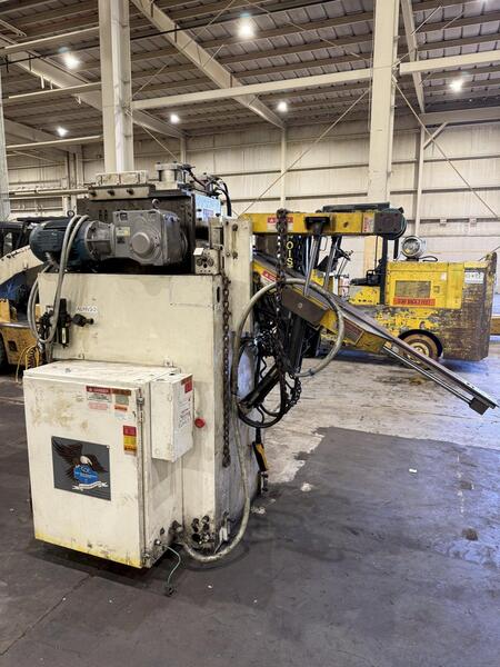 6000 lb. Coe Press Equipment #CPR-DE-PO-60 / CPPS-350, double end coil reel & straightener, 12" width - Image 5