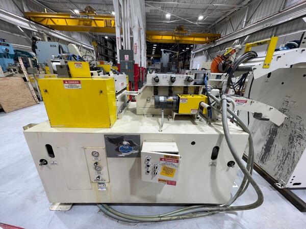 12" x .156" Coe Press Equipment #CPRF-518, high strength pull thru combination servo feed straightener, 2015 - Image 1