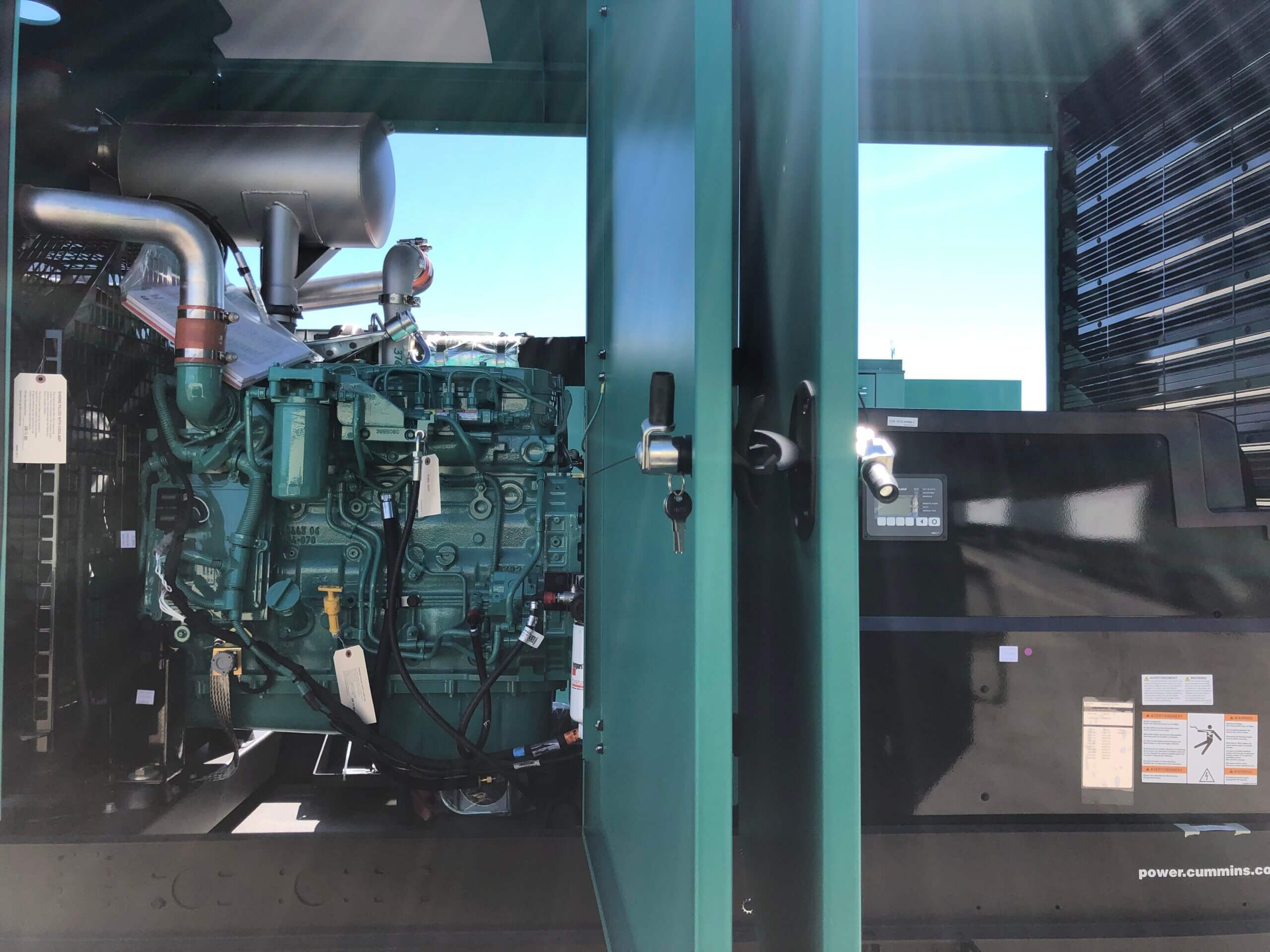 150 kW Cummins #C150D6D, standby diesel gen set, QSB7-G5 engine, 324 HP, EPA Tier 3, 277/480 Volts, PMG, UL - Image 5