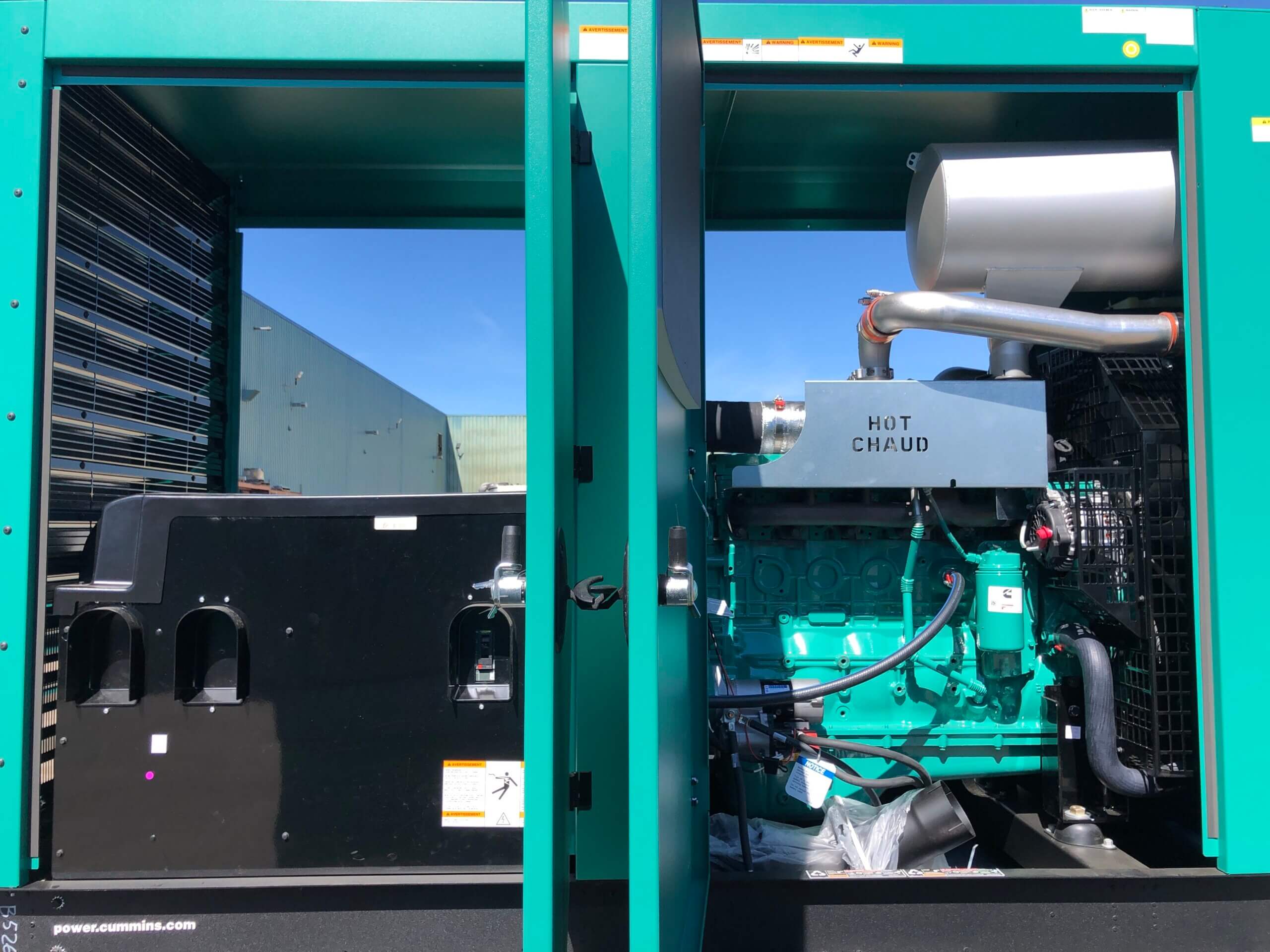 150 kW Cummins #C150D6D, standby diesel gen set, QSB7-G5 engine, 324 HP, EPA Tier 3, 277/480 Volts, PMG, UL - Image 7