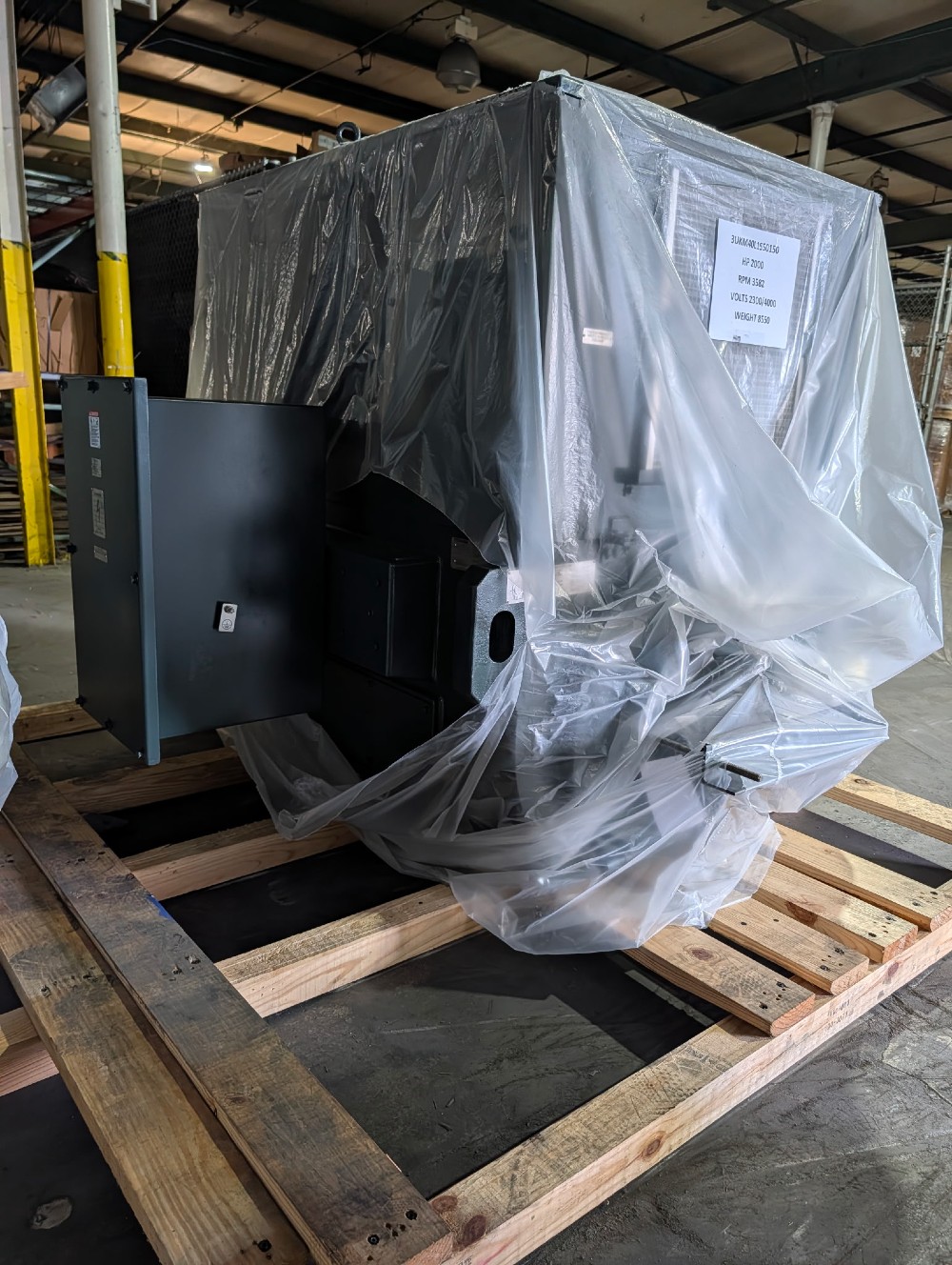 1750 HP 3600 RPM Toshiba, Frame 5810/11/12USS, weather protected enclosure type 2, Renk Sleeve, 1.15 service - Image 2