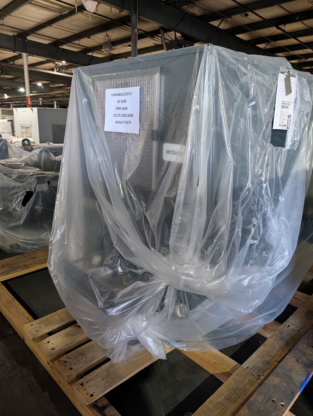 1750 HP 3600 RPM Toshiba, Frame 5810/11/12USS, weather protected enclosure type 2, Renk Sleeve, 1.15 service - Image 3