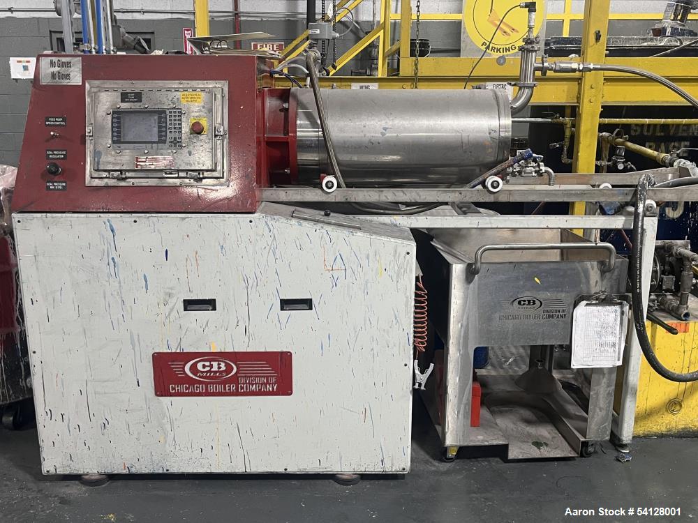 Cleaver-Brooks Mills #RH-045, Horizontal Media Mill, 460 VAC, 1180 RPM, explosion proof motor, UL, PLC panel - Image 1