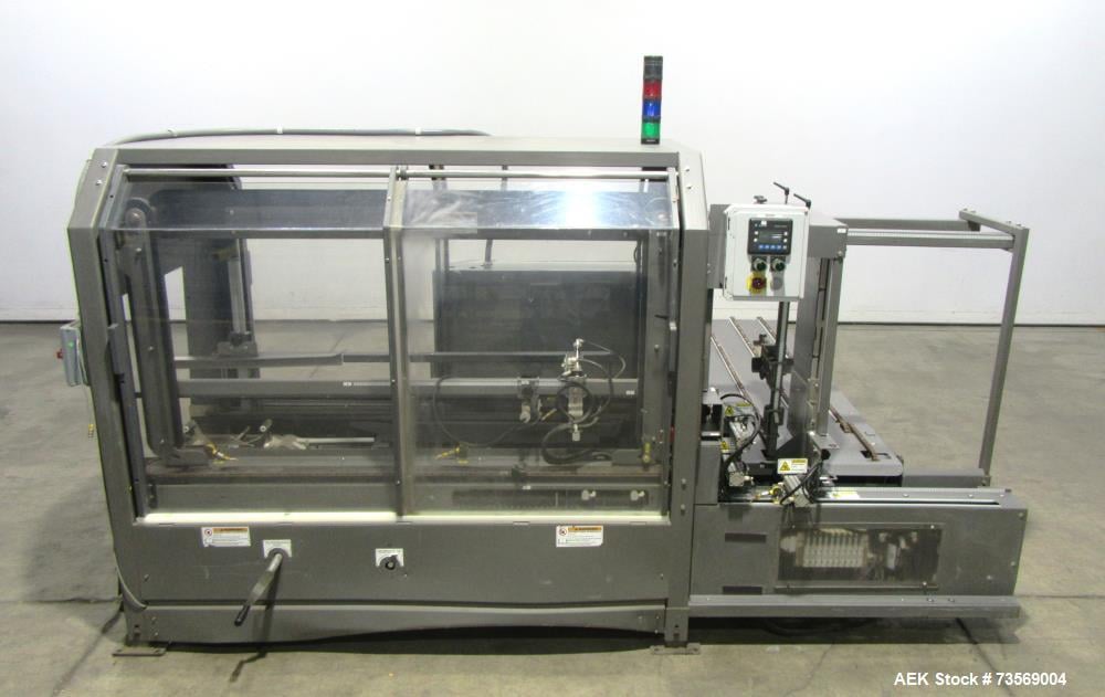 Pearson #CE25-T, Case Erector w/ Tape Sealer, 460 V., 0.5 HP, 25 CPM, AB PLC, 2" tape - Image 1